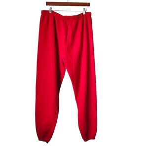 OLYMPIC x VINTAGE 90's lived in soft sweatpant joggers RED size‎ XL